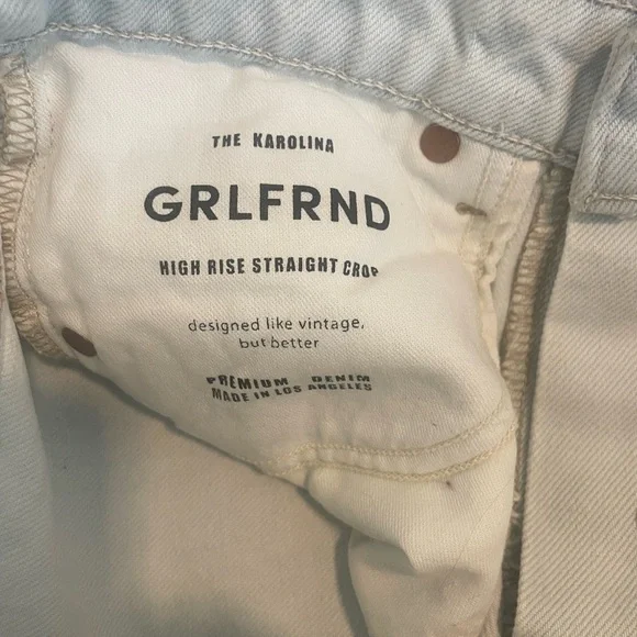 Karolina High Rise Straight Crop Jeans - Picture 5 of 7